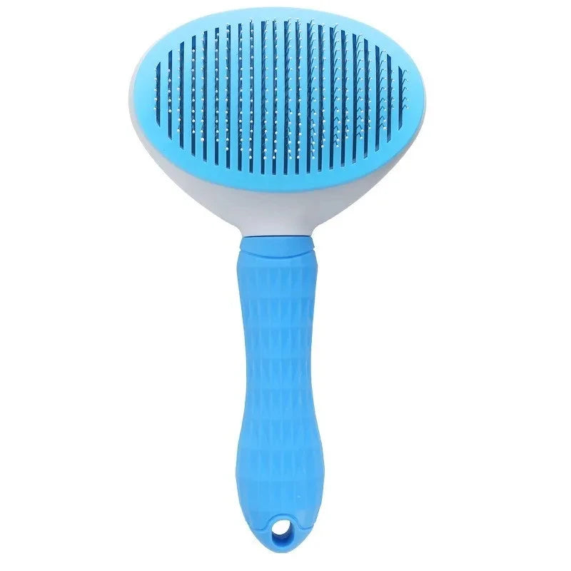 PurrFur™ Self-Cleaning Pet Grooming Brush – Dog & Cat Hair Remover Tool