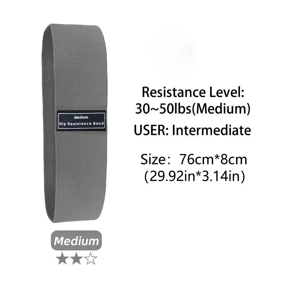 Booty Bands for Women – Fabric Elastic Resistance Loops for Glutes, Legs & Fitness Training