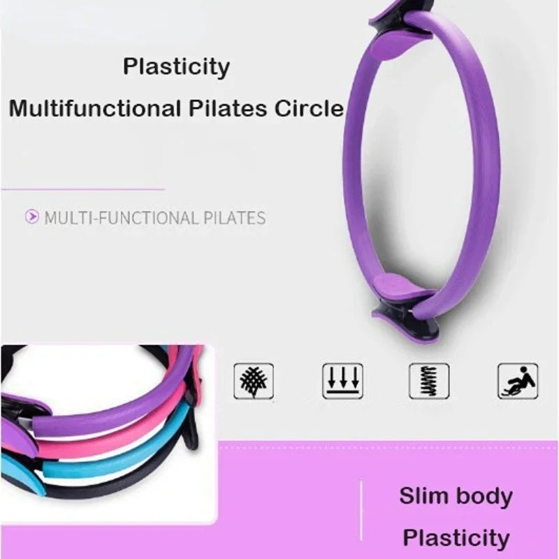 Pilates Exercise Circle – Resistance Training Ring for Yoga, Gym & Home Fitness