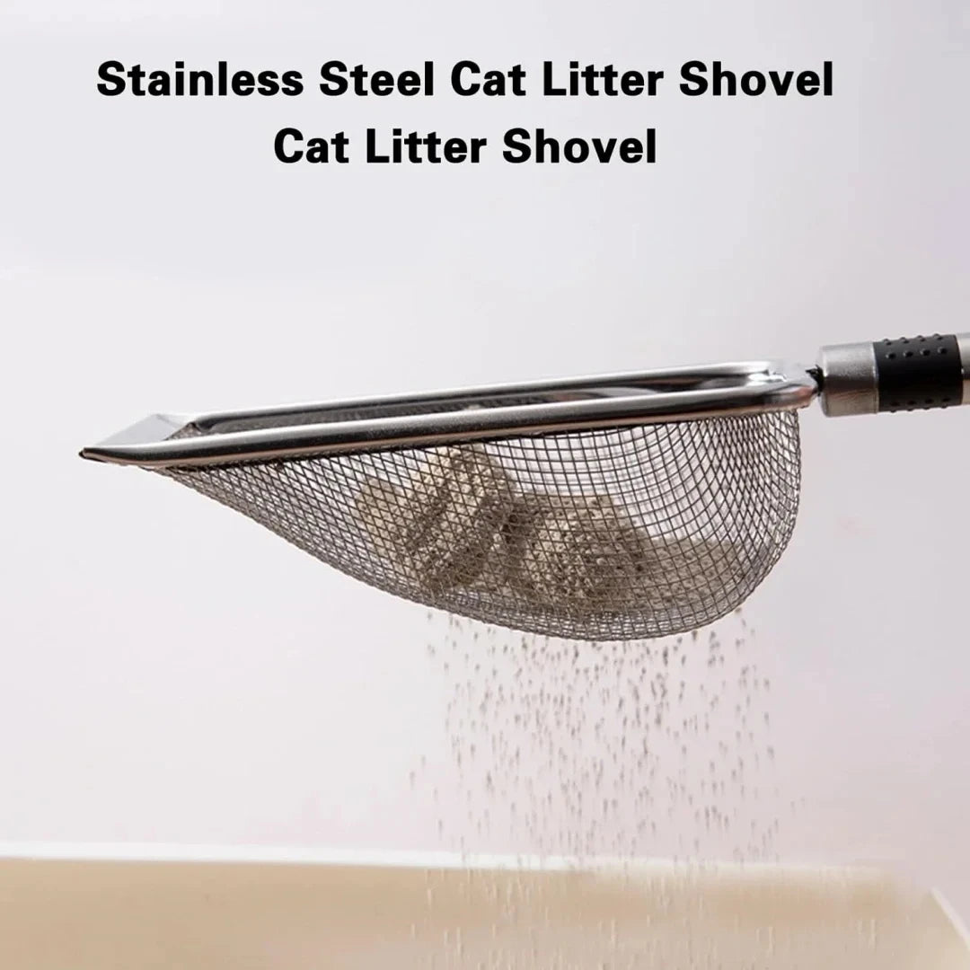 😺 2CleanPaw™ Metal Cat Litter Scoop – Rust-Resistant, Ergonomic & Heavy-Duty