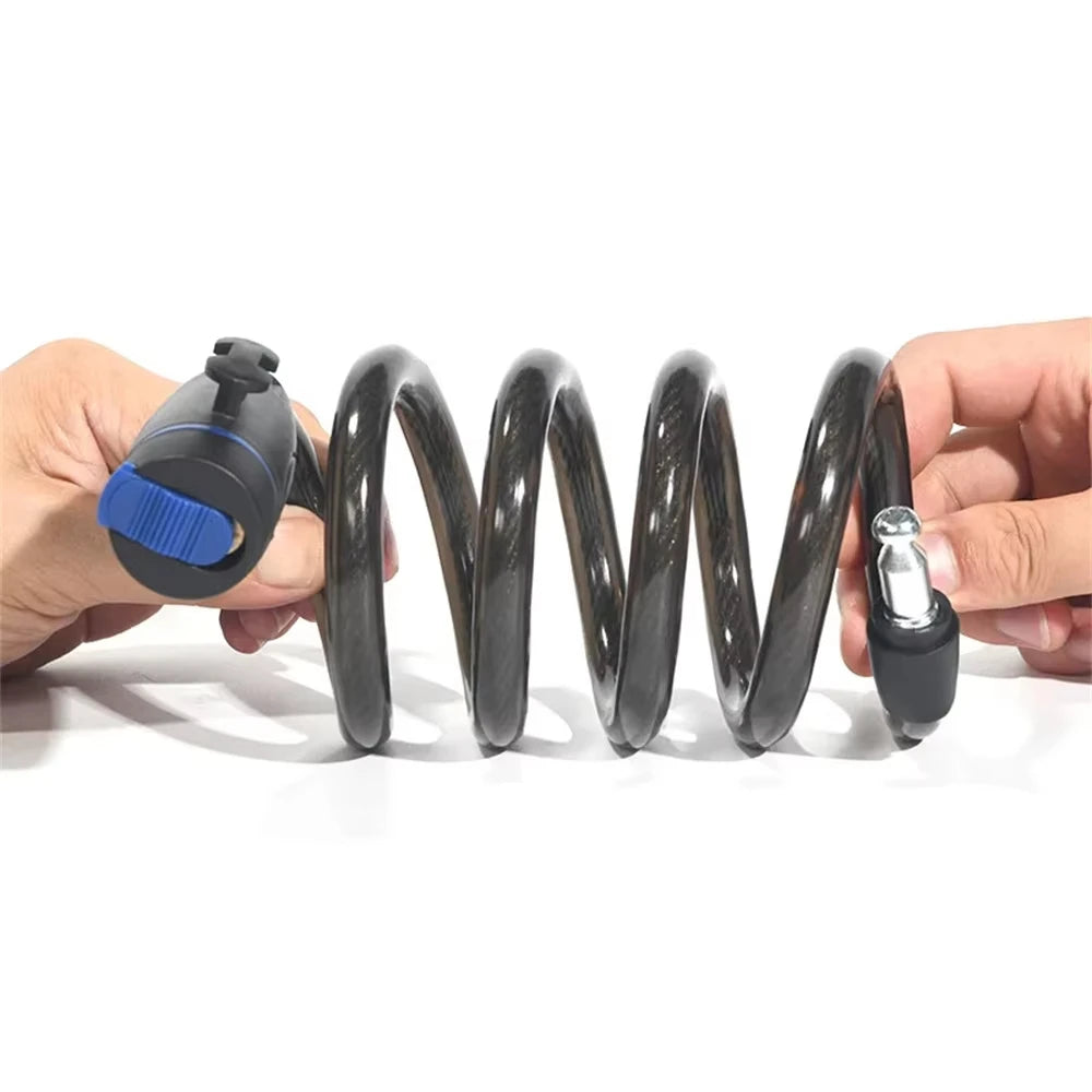 Heavy Duty Bicycle Chain Lock – Anti-Theft Metal Bike Lock with Keys for Maximum Security