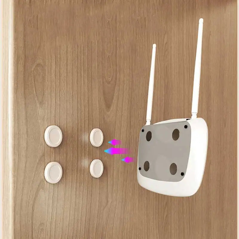 12pcs Magnetic Wall Hooks – Remote Control, Key & Socket Organiser Holder