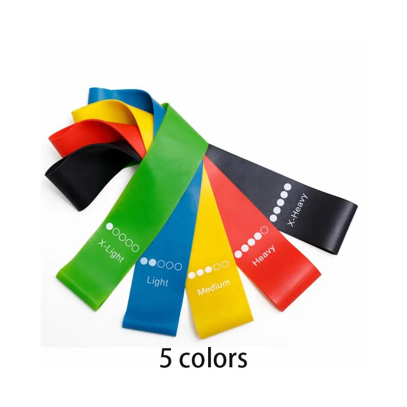 TPE Resistance Bands Set – Elastic Fitness Loops for Strength Training, Yoga & Gym Workout