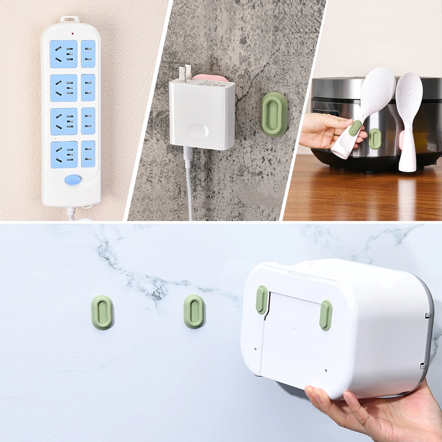 Wall Mounted Remote Control Organiser – Magnetic Self-Adhesive Storage Rack