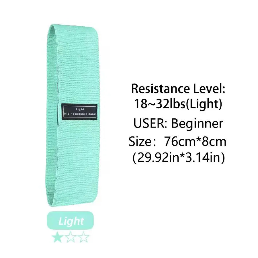 Booty Bands for Women – Fabric Elastic Resistance Loops for Glutes, Legs & Fitness Training