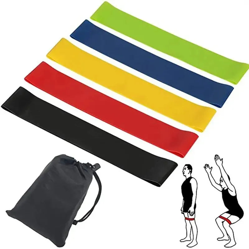 Mini Fitness Resistance Bands – Latex Stretch Circles for Strength Training & Flexibility