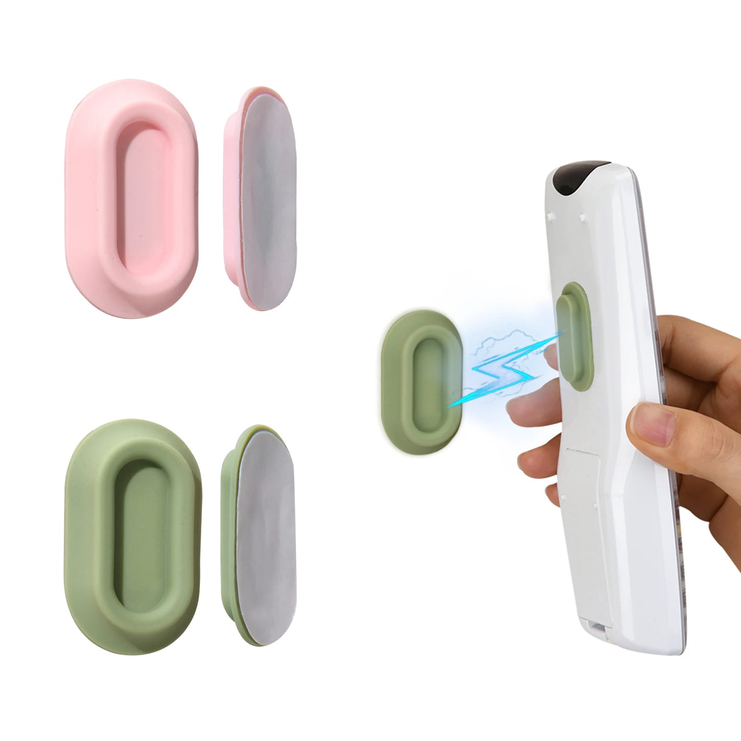 Wall Mounted Remote Control Organiser – Magnetic Self-Adhesive Storage Rack
