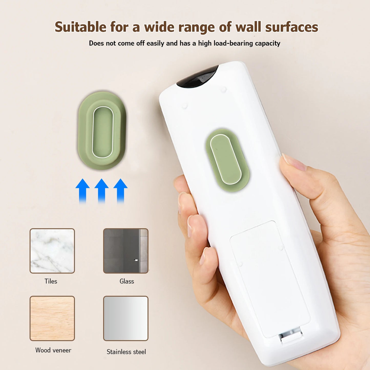 Wall Mounted Remote Control Organiser – Magnetic Self-Adhesive Storage Rack