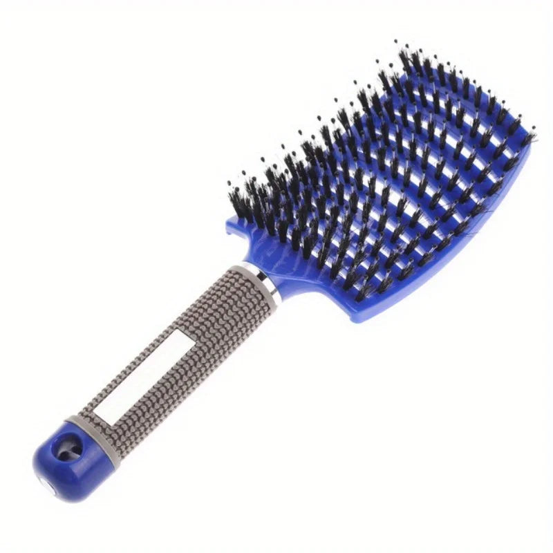 CurlyEase™ Scalp Massage Hair Brush – Wet & Dry Hair Detangling Tool