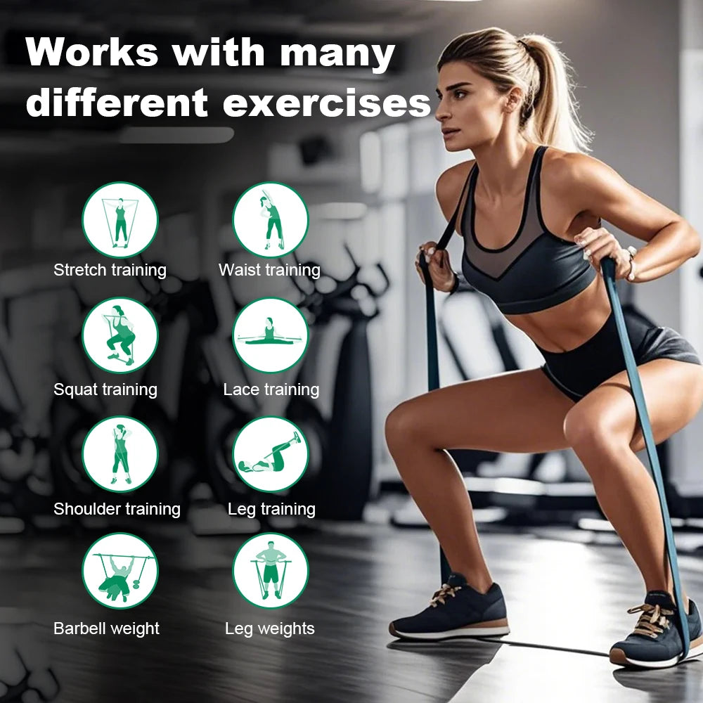 Heavy Duty Resistance Bands – 5–120lbs Strength Training Bands for Home Gym & Boxing