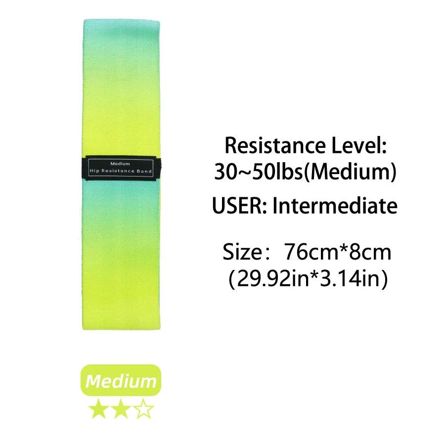 Booty Bands for Women – Fabric Elastic Resistance Loops for Glutes, Legs & Fitness Training