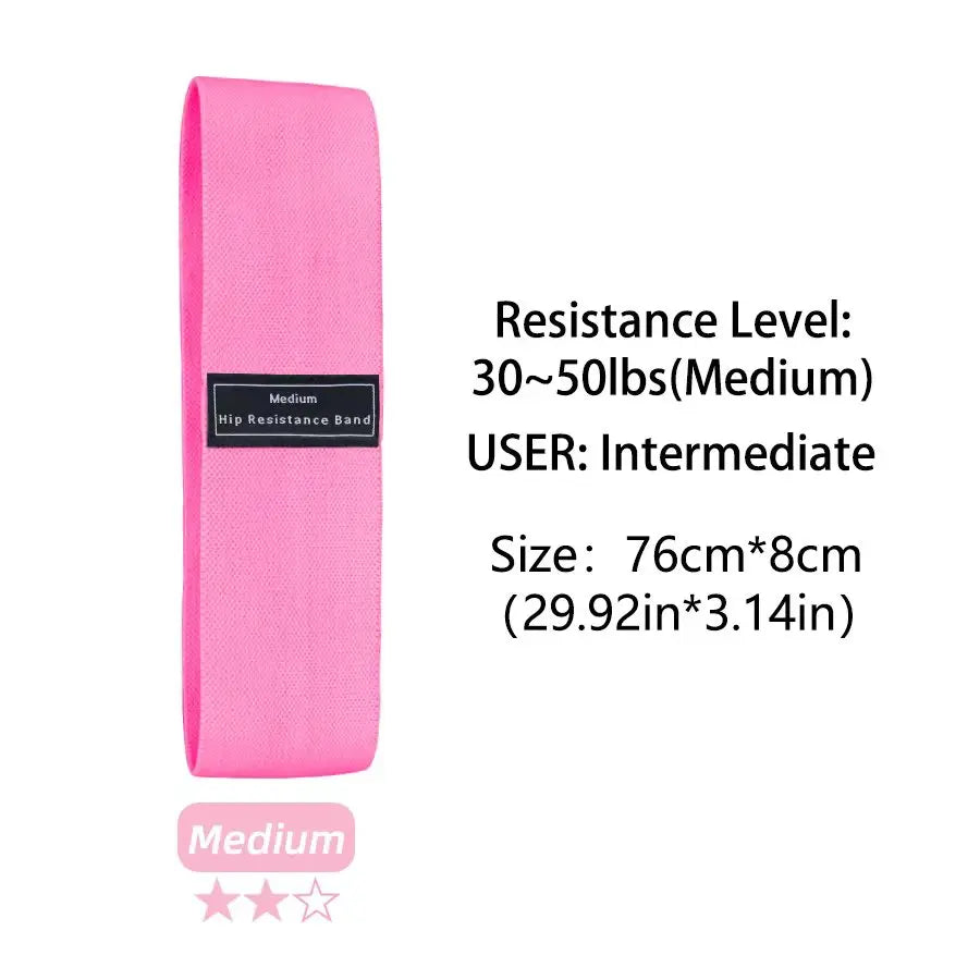 Booty Bands for Women – Fabric Elastic Resistance Loops for Glutes, Legs & Fitness Training