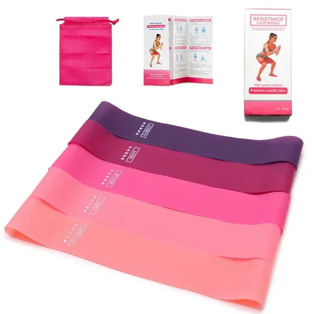 Workout Resistance Bands – Durable Rubber Exercise Loops for Gym, CrossFit & Home Fitness