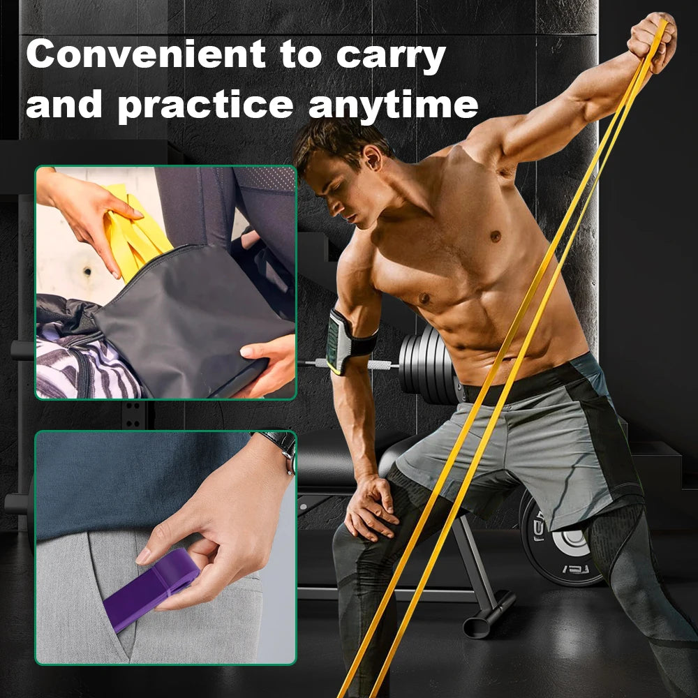 Heavy Duty Resistance Bands – 5–120lbs Strength Training Bands for Home Gym & Boxing