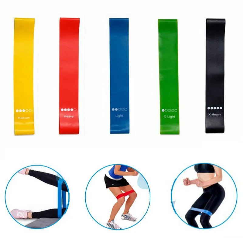 TPE Resistance Bands Set – Elastic Fitness Loops for Strength Training, Yoga & Gym Workout
