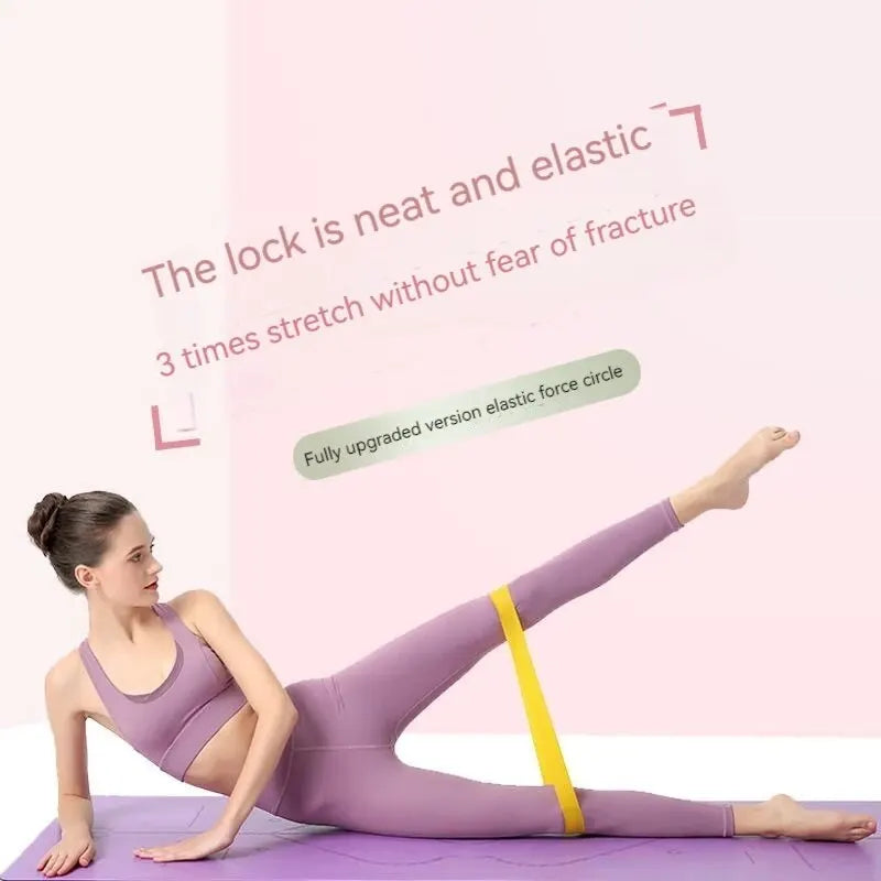 Mini Fitness Resistance Bands – Latex Stretch Circles for Strength Training & Flexibility