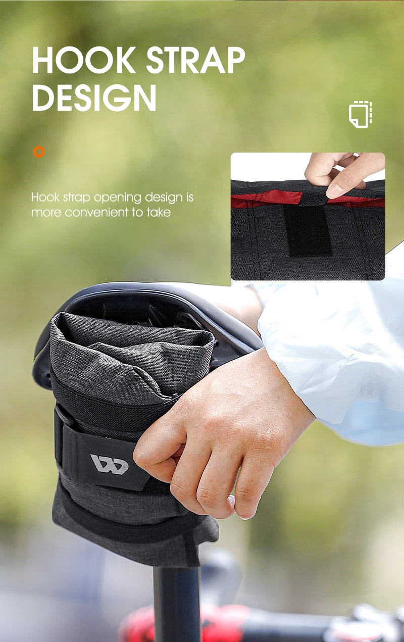 WEST BIKING Bicycle Tool Bag – Foldable Front Frame & Saddle Pouch for Cycling Accessories