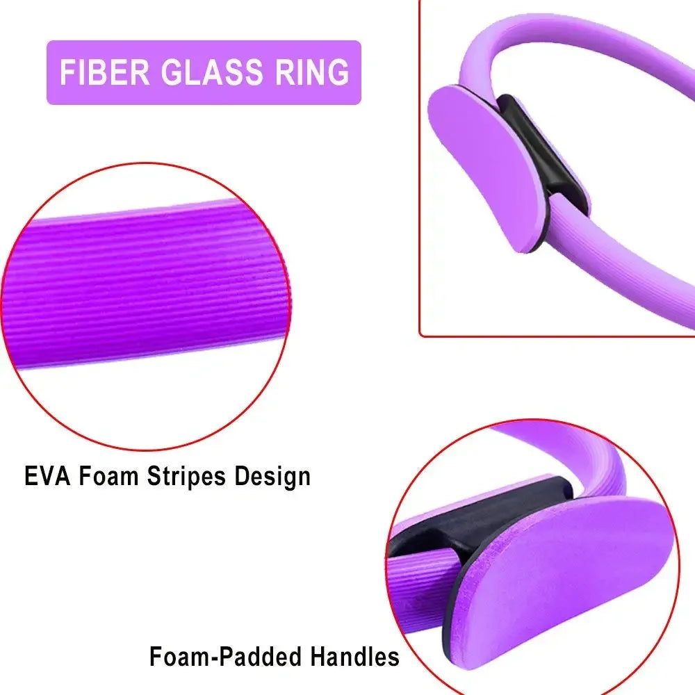 Pilates Exercise Circle – Resistance Training Ring for Yoga, Gym & Home Fitness