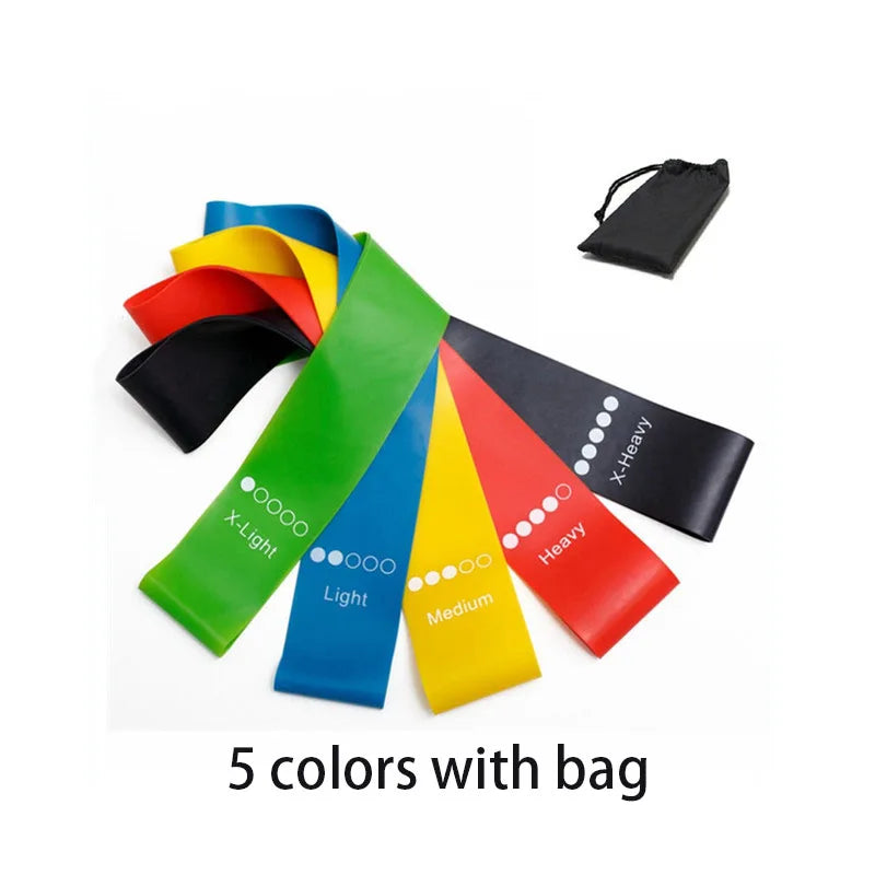 TPE Resistance Bands Set – Elastic Fitness Loops for Strength Training, Yoga & Gym Workout