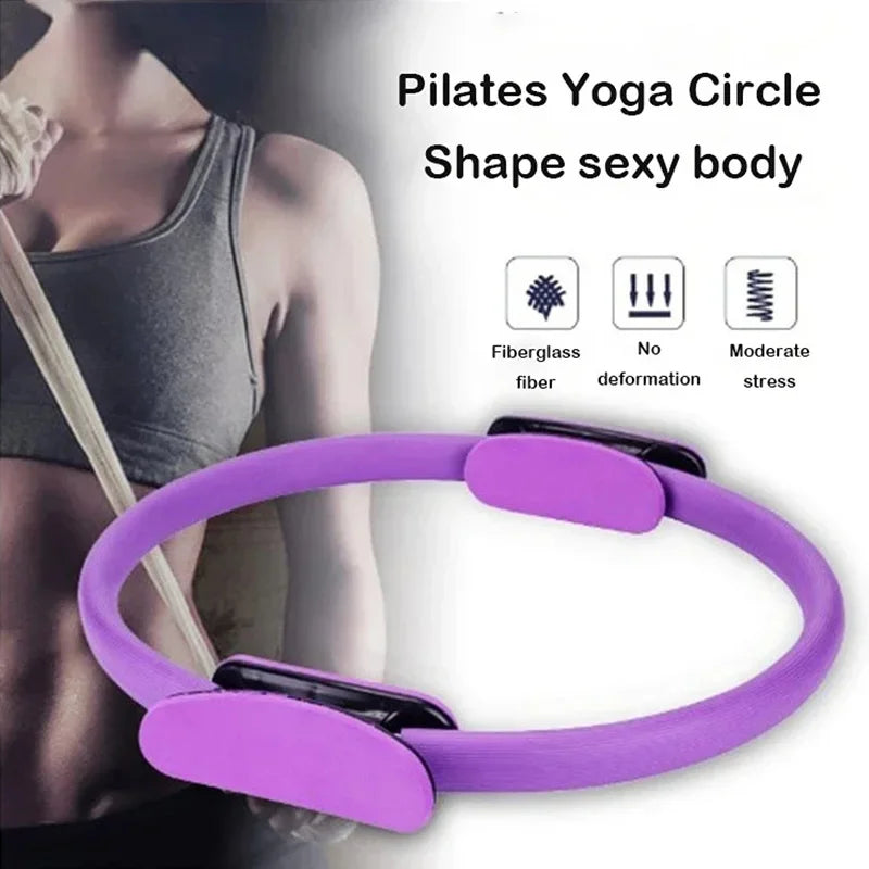 Pilates Exercise Circle – Resistance Training Ring for Yoga, Gym & Home Fitness