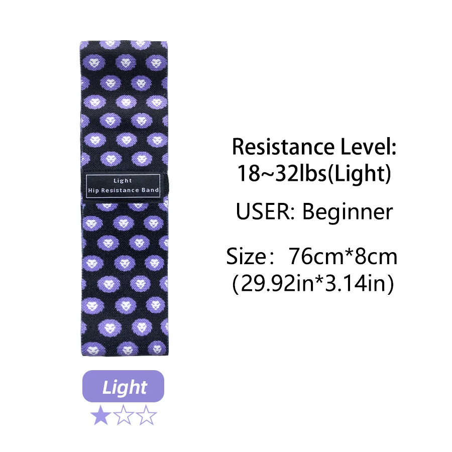 Booty Bands for Women – Fabric Elastic Resistance Loops for Glutes, Legs & Fitness Training