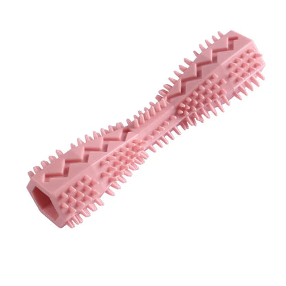 🐾  BrushiBite™ Dog Chew Toothbrush – Soft Rubber Dental Cleaning Toy