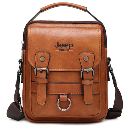 JEEP BULUO Executive Pro Leather Shoulder Bag
