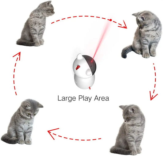 Automatic Cat Laser Toy with USB Charging and 5 Pattern Modes