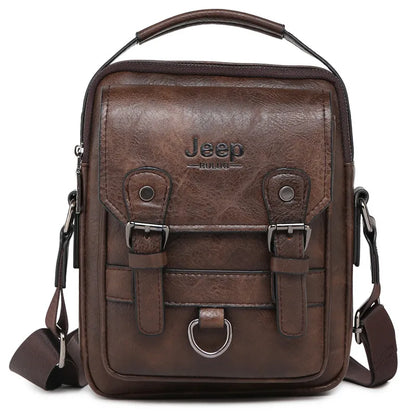JEEP BULUO Executive Pro Leather Shoulder Bag