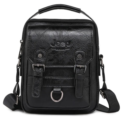 JEEP BULUO Executive Pro Leather Shoulder Bag