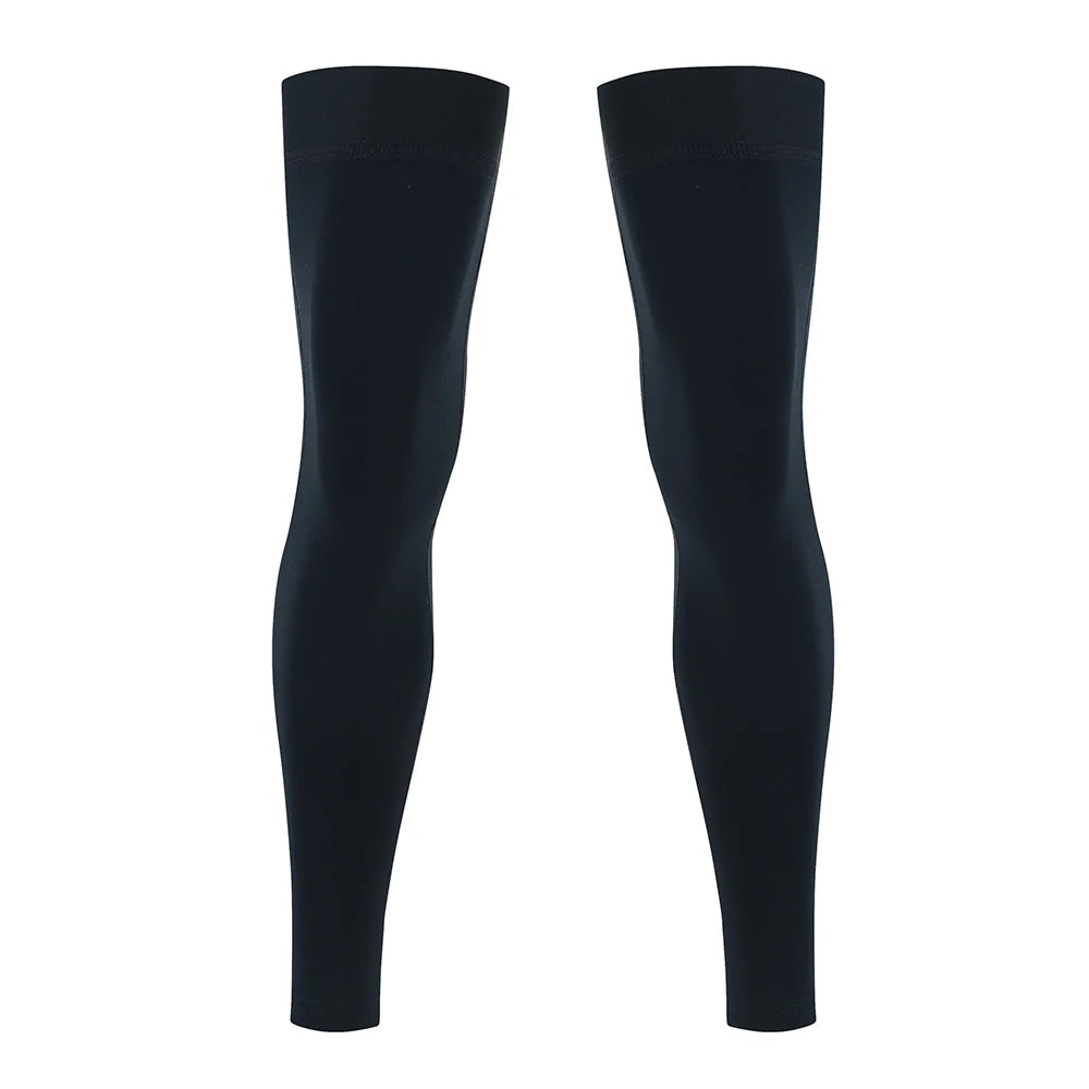 HISERWA Winter Cycling Leg Warmers Thermal Fleece Windproof MTB Road Bike