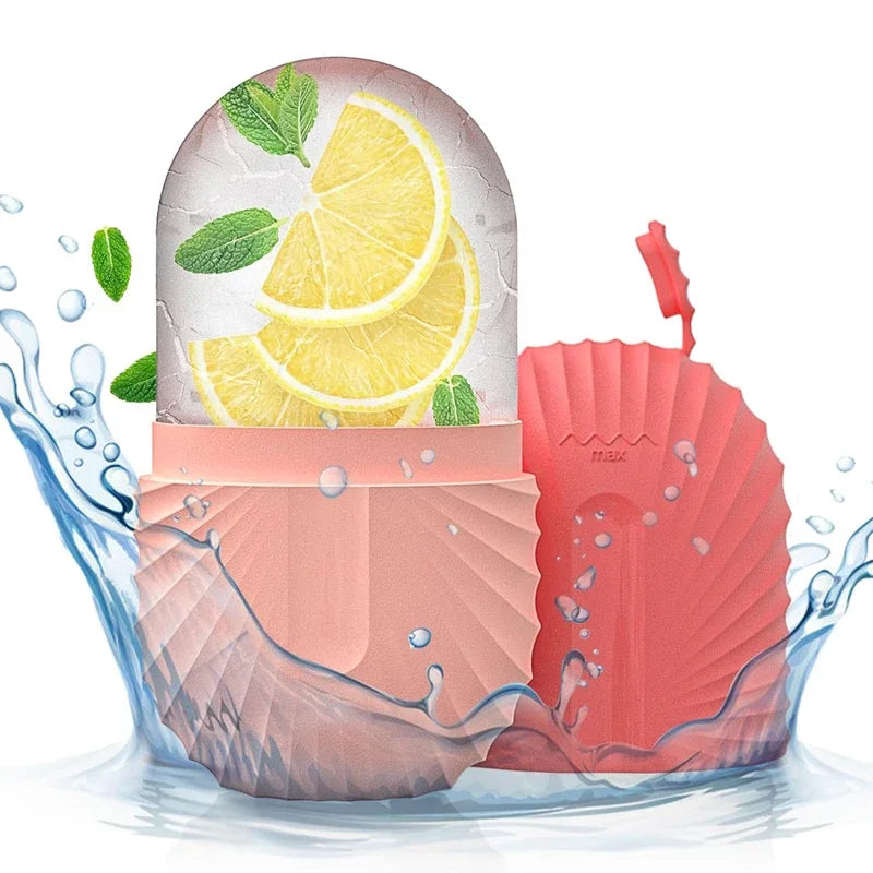 IceLuxe™ Beauty Ice Roller – Silicone Facial Cube for Glowing Skin & Tight Pores