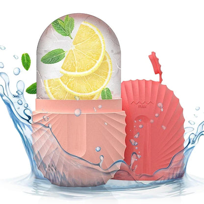 IceLuxe™ Beauty Ice Roller – Silicone Facial Cube for Glowing Skin & Tight Pores