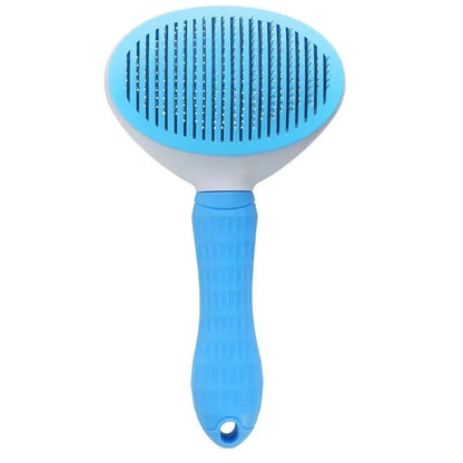 PurrFur™ Self-Cleaning Pet Grooming Brush – Dog & Cat Hair Remover Tool