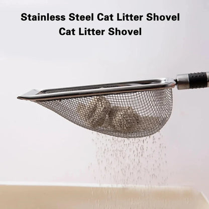 😺 2CleanPaw™ Metal Cat Litter Scoop – Rust-Resistant, Ergonomic & Heavy-Duty