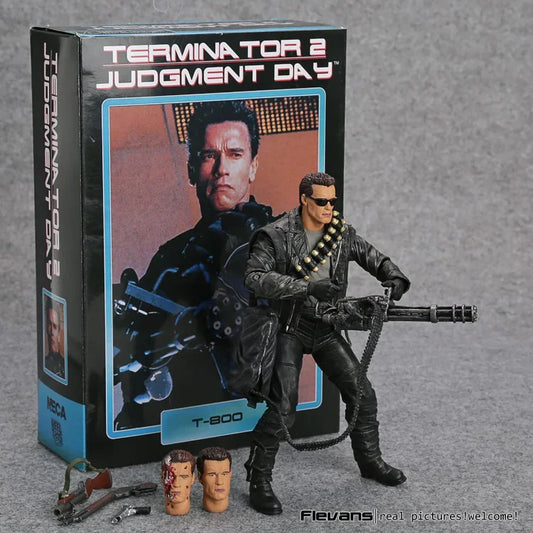 Terminator 2 T-800 NECA Action Figure 7" Arnold Schwarzenegger Collectible Model