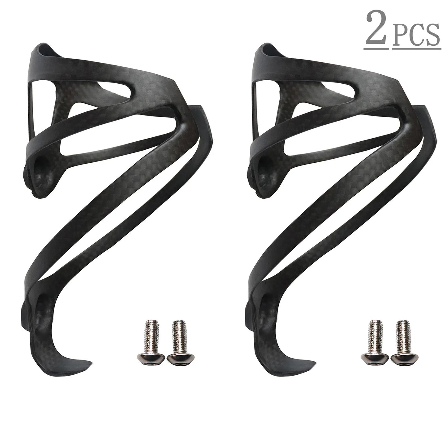 Carbon Fiber Bike Water Bottle Cage 2Pack Ultra Light MTB Road