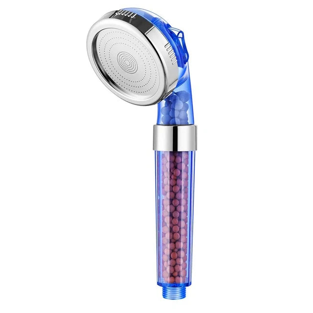 AquaSpa™ High Pressure Shower Head – 3 Functions Water Saving Anion Filter