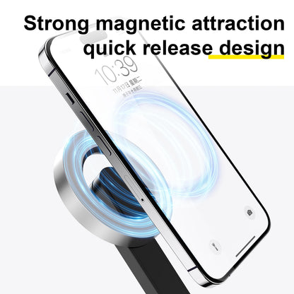 TELESIN Magnetic Phone Tripod Stand – Selfie Stick with Remote for iPhone 12/13/14 Series