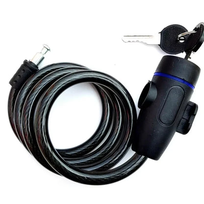 Heavy Duty Bicycle Chain Lock – Anti-Theft Metal Bike Lock with Keys for Maximum Security