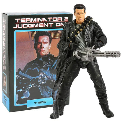 Terminator 2 T-800 NECA Action Figure 7" Arnold Schwarzenegger Collectible Model