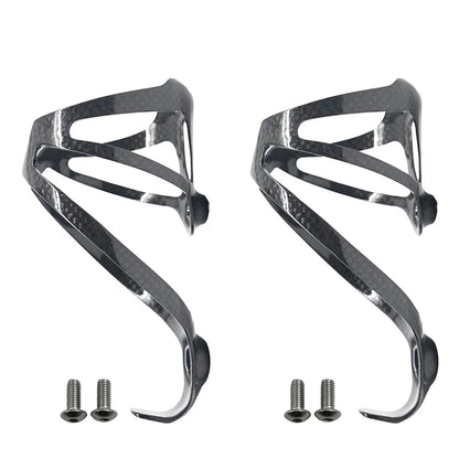 2PCS UD Carbon Fiber Bike Bottle Cage Ultralight MTB Road Water Holder
