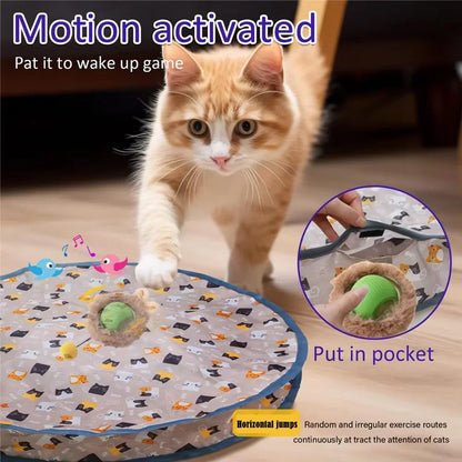 🐾 PurrPlay™ Motion Sensor Cat Toy Ball – Interactive Hide & Seek Game for Kittens