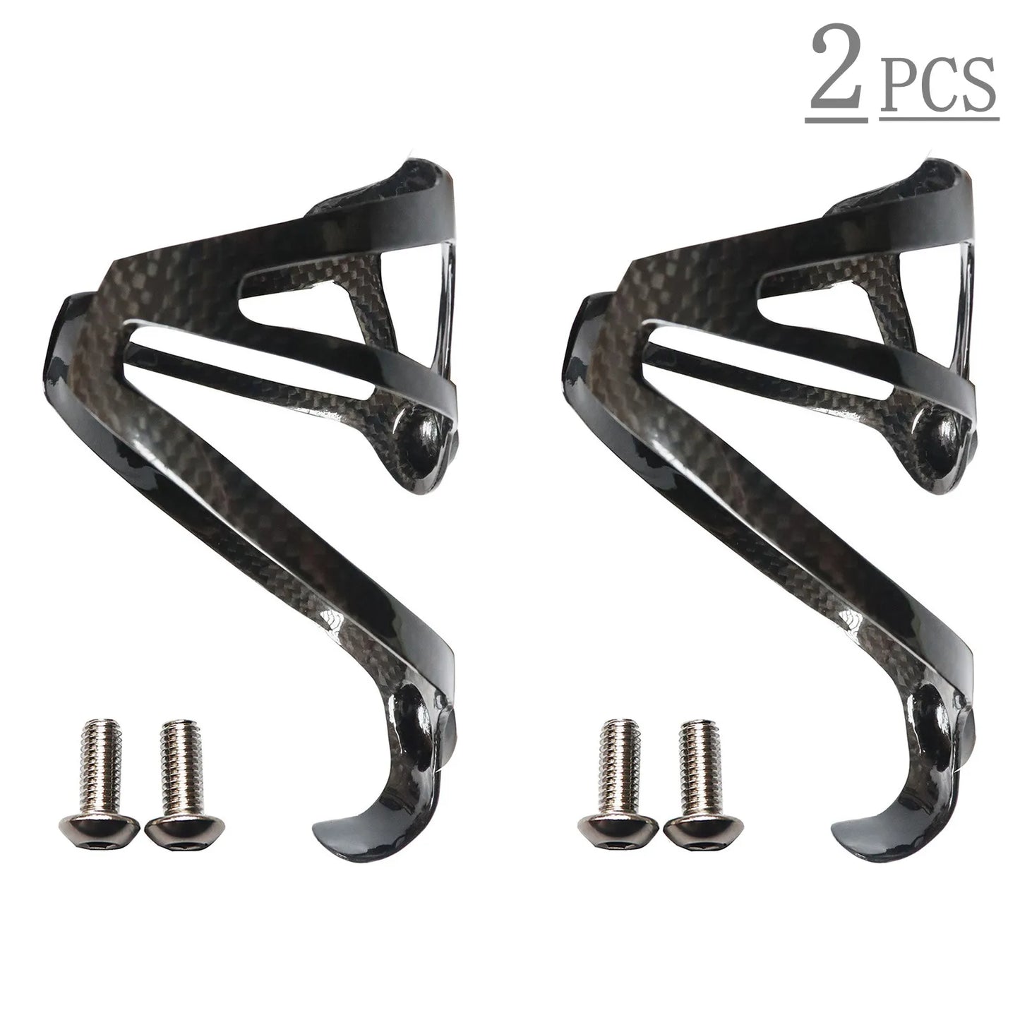 Carbon Fiber Bike Water Bottle Cage 2Pack Ultra Light MTB Road