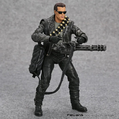 Terminator 2 T-800 NECA Action Figure 7" Arnold Schwarzenegger Collectible Model