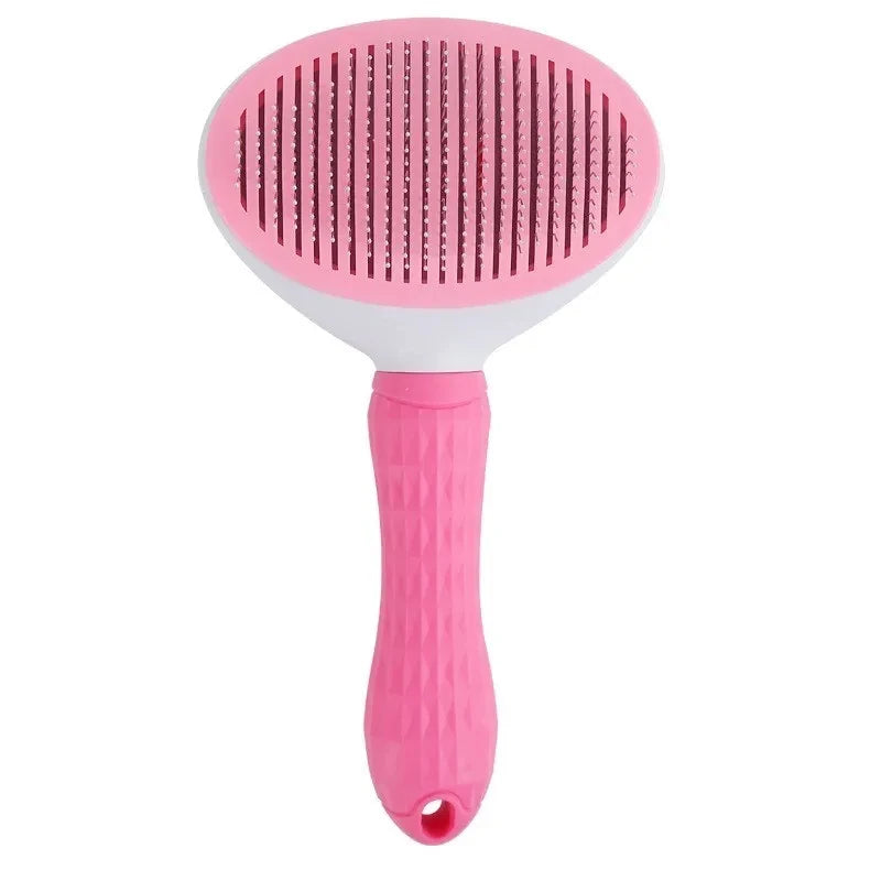PurrFur™ Self-Cleaning Pet Grooming Brush – Dog & Cat Hair Remover Tool