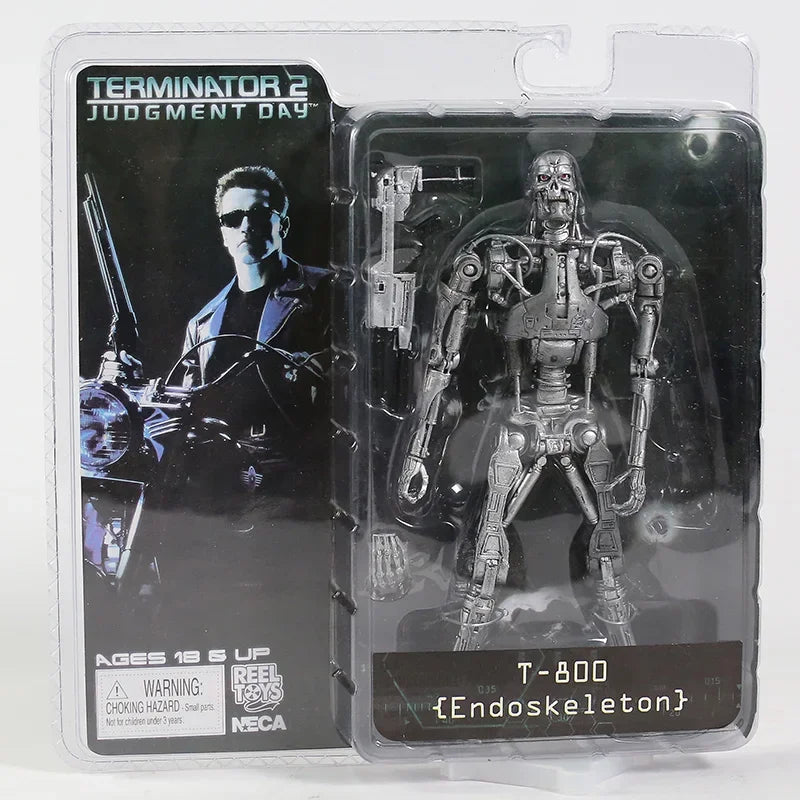 Terminator 2 T-800 NECA Action Figure 7" Arnold Schwarzenegger Collectible Model