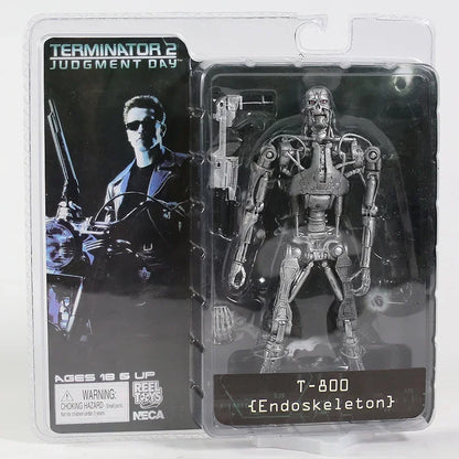 Terminator 2 T-800 NECA Action Figure 7" Arnold Schwarzenegger Collectible Model
