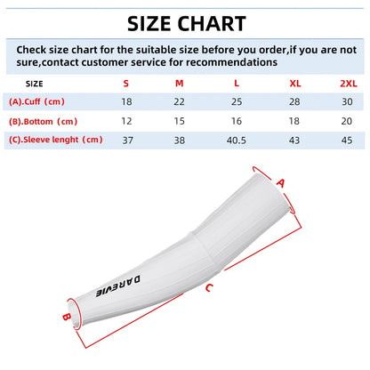 DAREVIE Race Level Cycling Arm Sleeves AERO Quick Dry High Speed Bike Gear