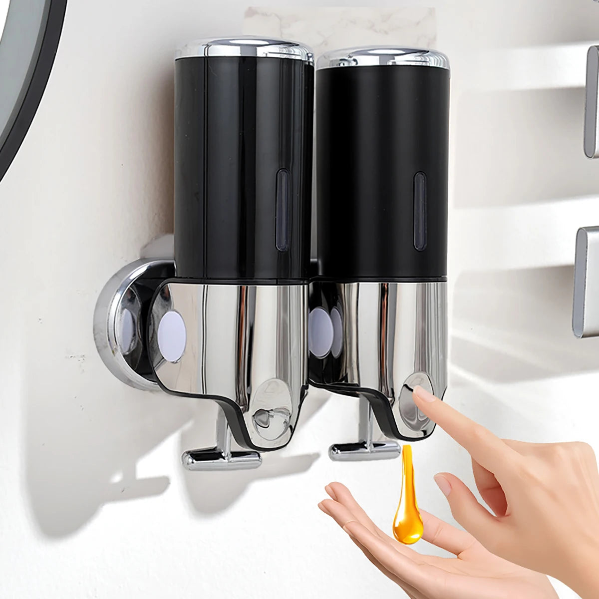Refillable Wall Soap Dispenser – Bathroom and Toilet Essentials